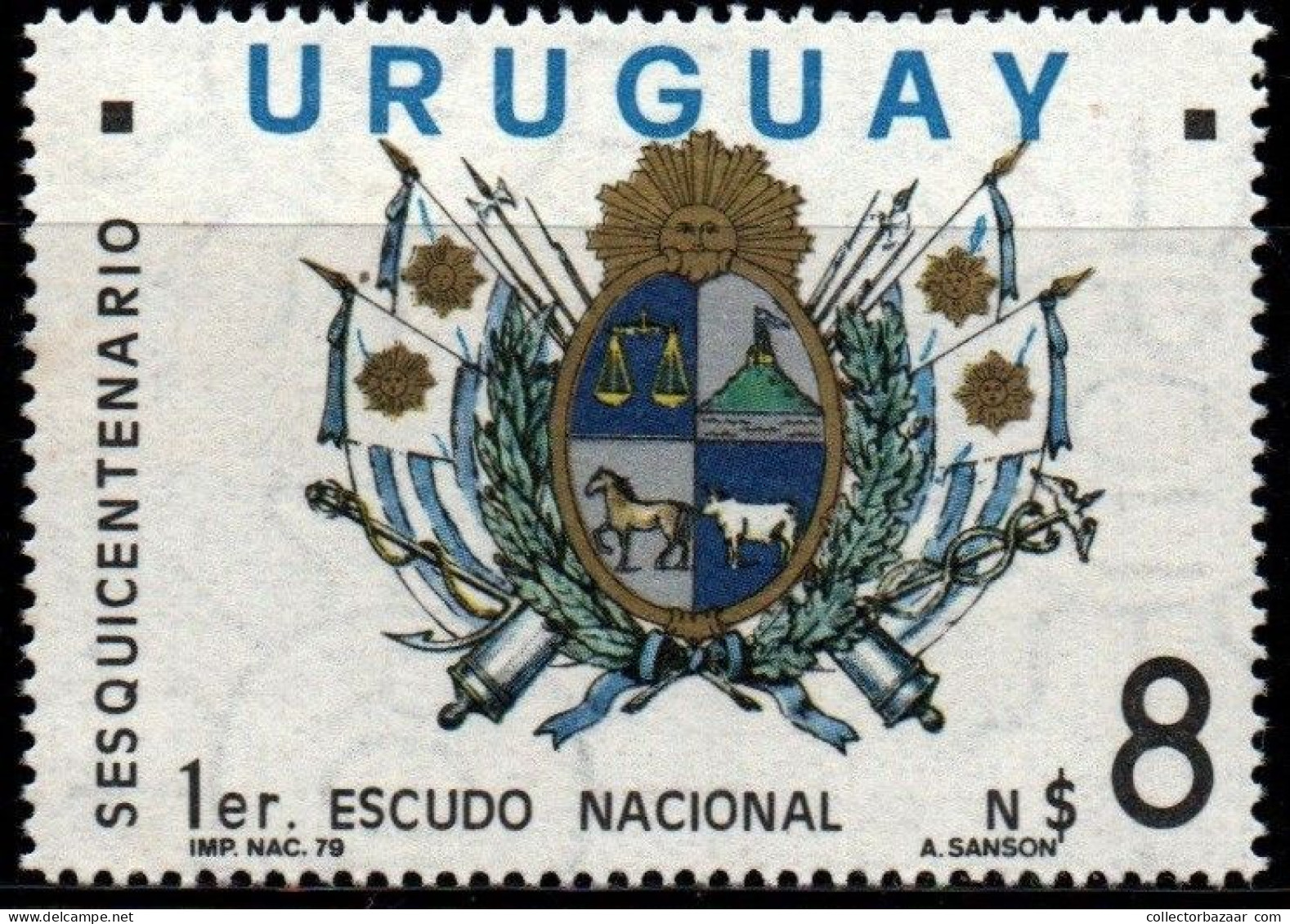 1979 Uruguay Uruguay Coat Of Arms 150th Anniversary #1047  ** MNH - Uruguay