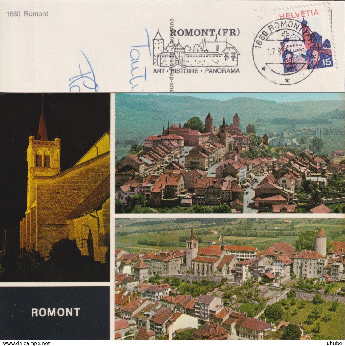 Romont - Multivue  (3 Bilder)       Ca. 1970 - Romont