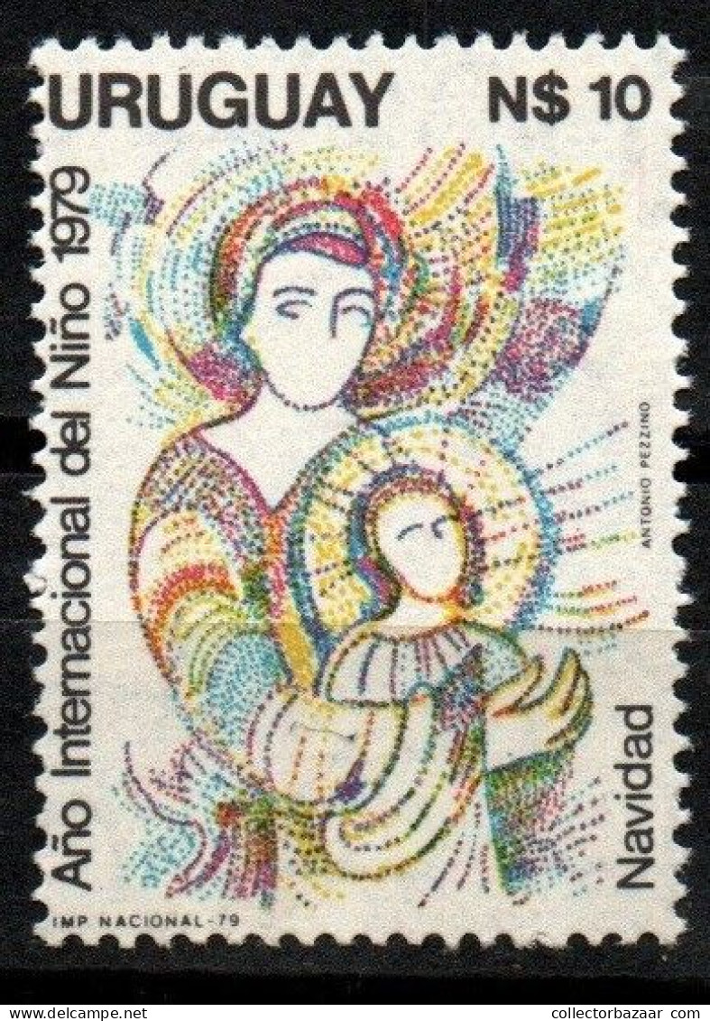 1979 Uruguay Virgin And Child Religions And Beliefs Christmas #1048  ** MNH - Uruguay