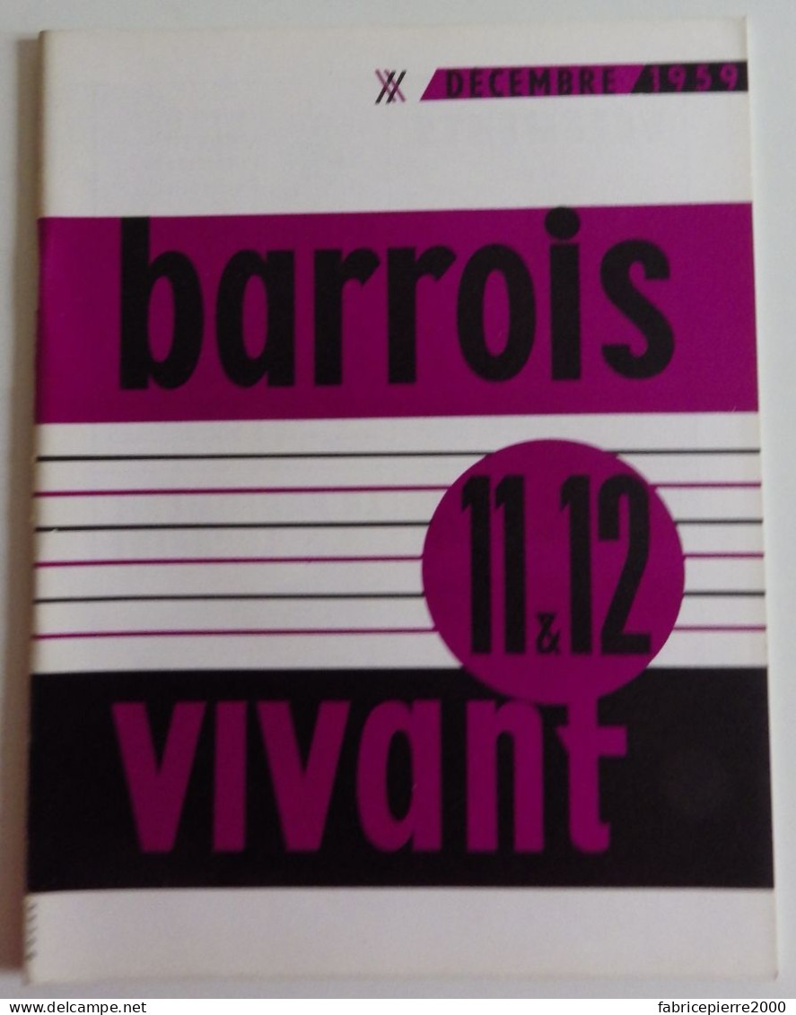 BARROIS VIVANT N°11&12 1959 EXCELLENT ETAT Bar-le-Duc Meuse - Lorraine - Vosges