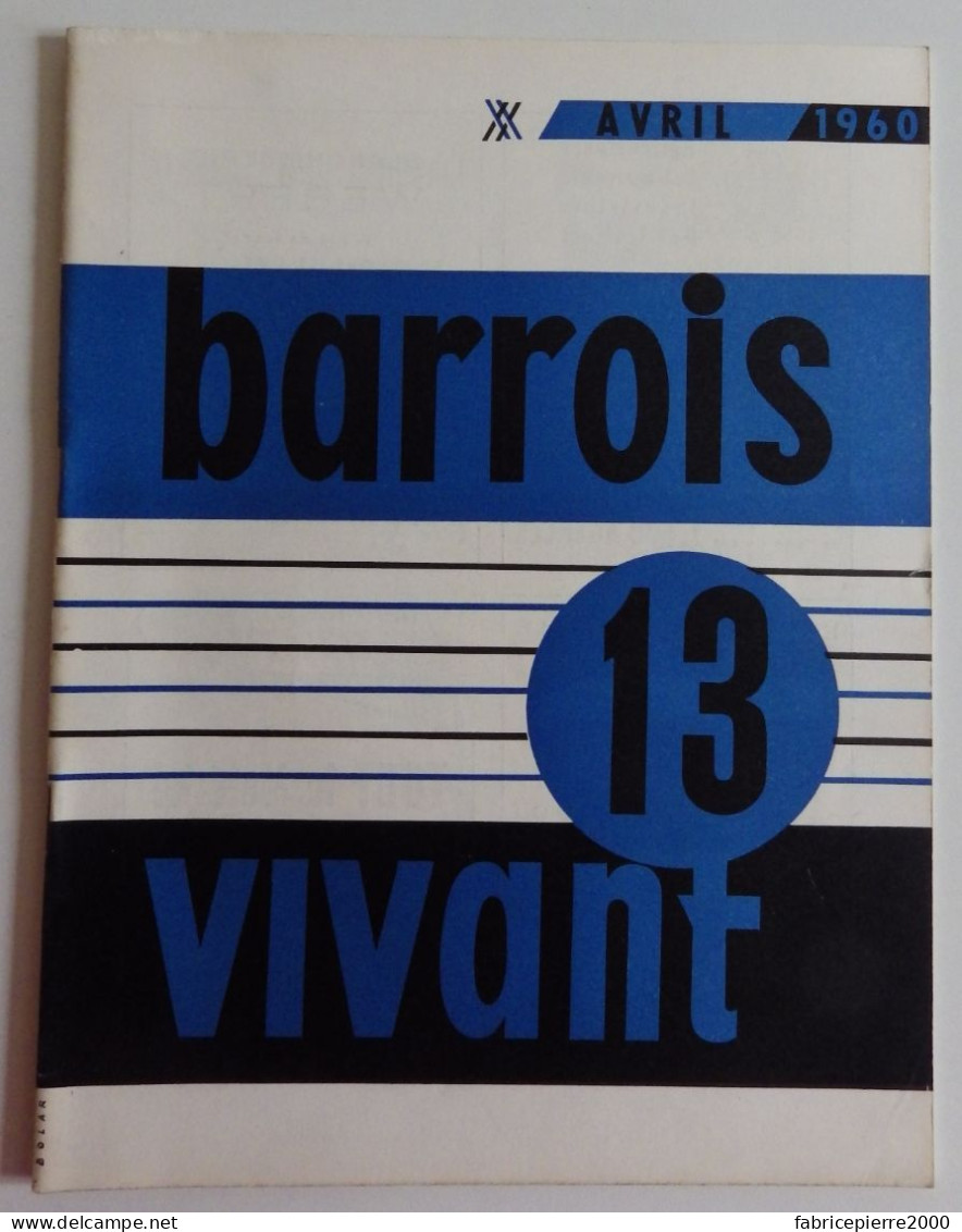 BARROIS VIVANT N°13 1960 EXCELLENT ETAT Bar-le-Duc Meuse - Lorraine - Vosges