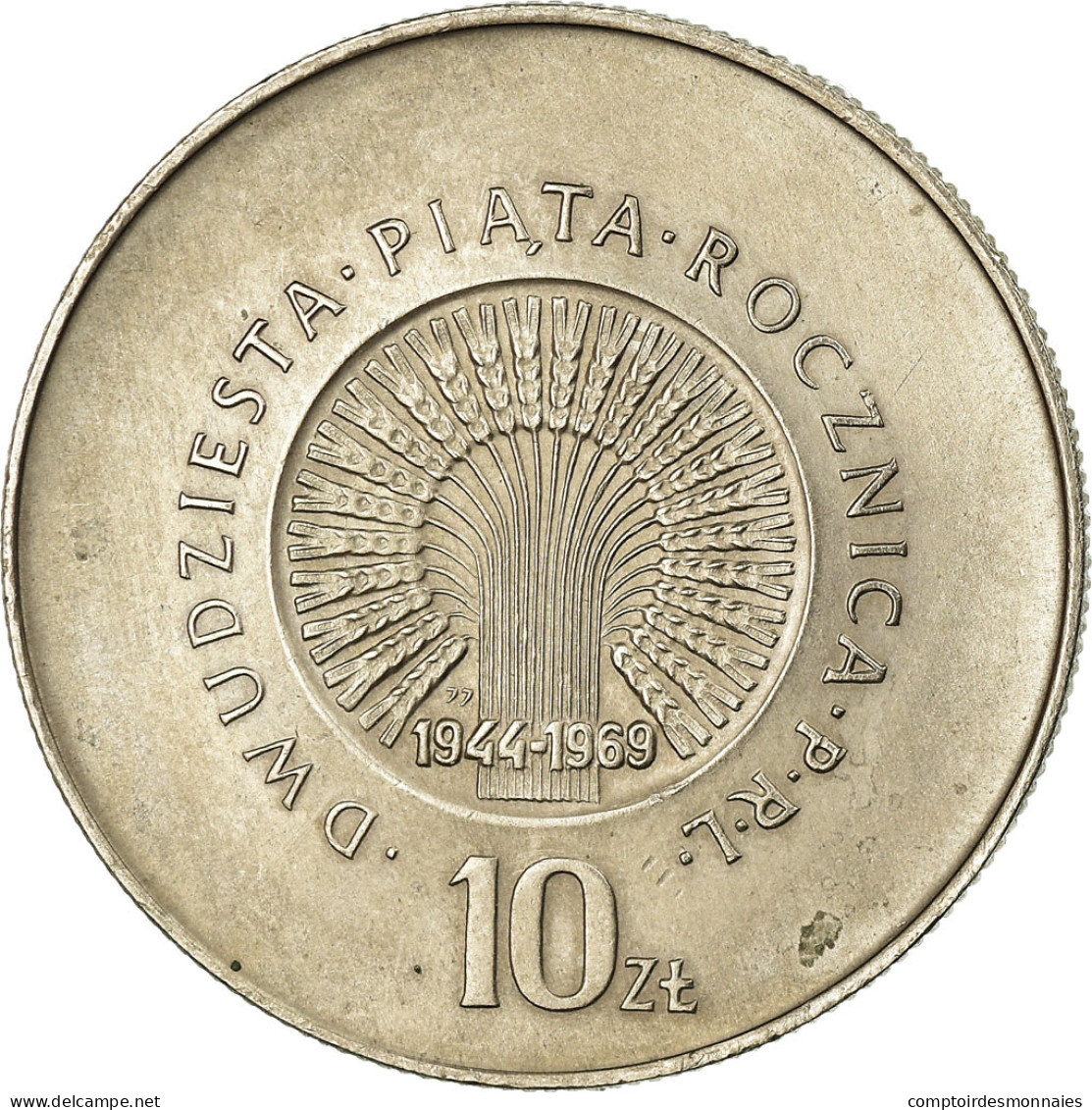 Monnaie, Pologne, 10 Zlotych, 1969, Warsaw, TTB, Copper-nickel, KM:61 - Polonia