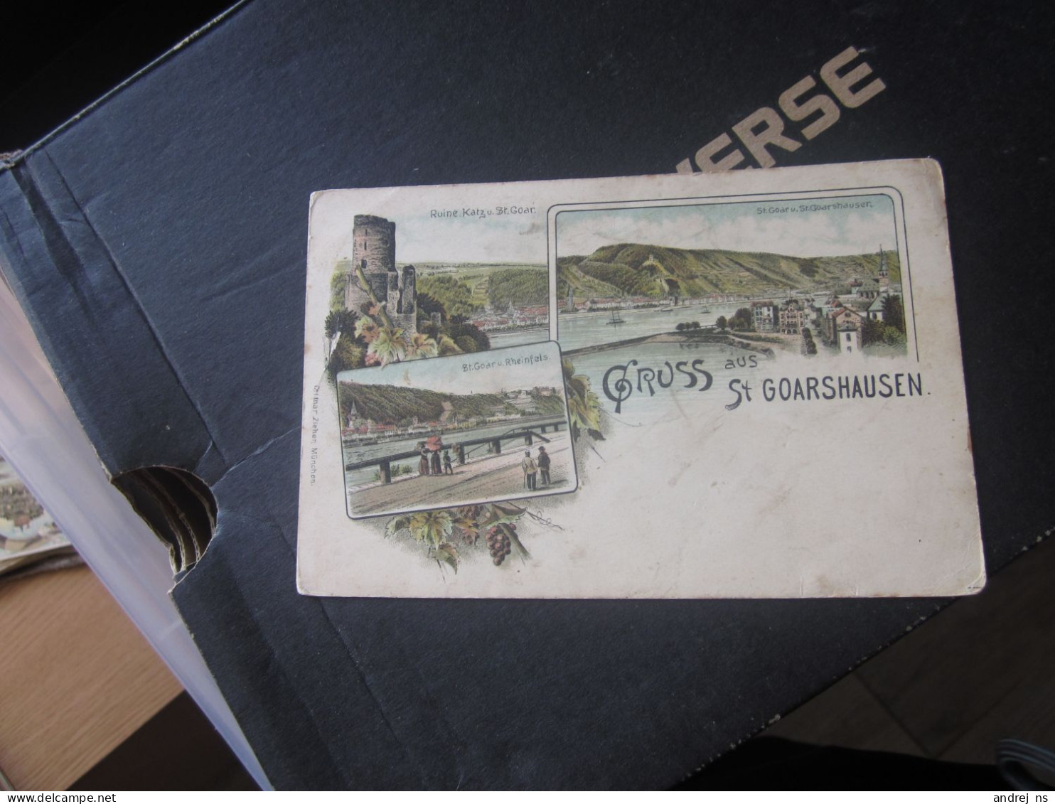 GRUSS AUS SAINT GOARSHAUSEN Litho Old Postcards - St. Goar