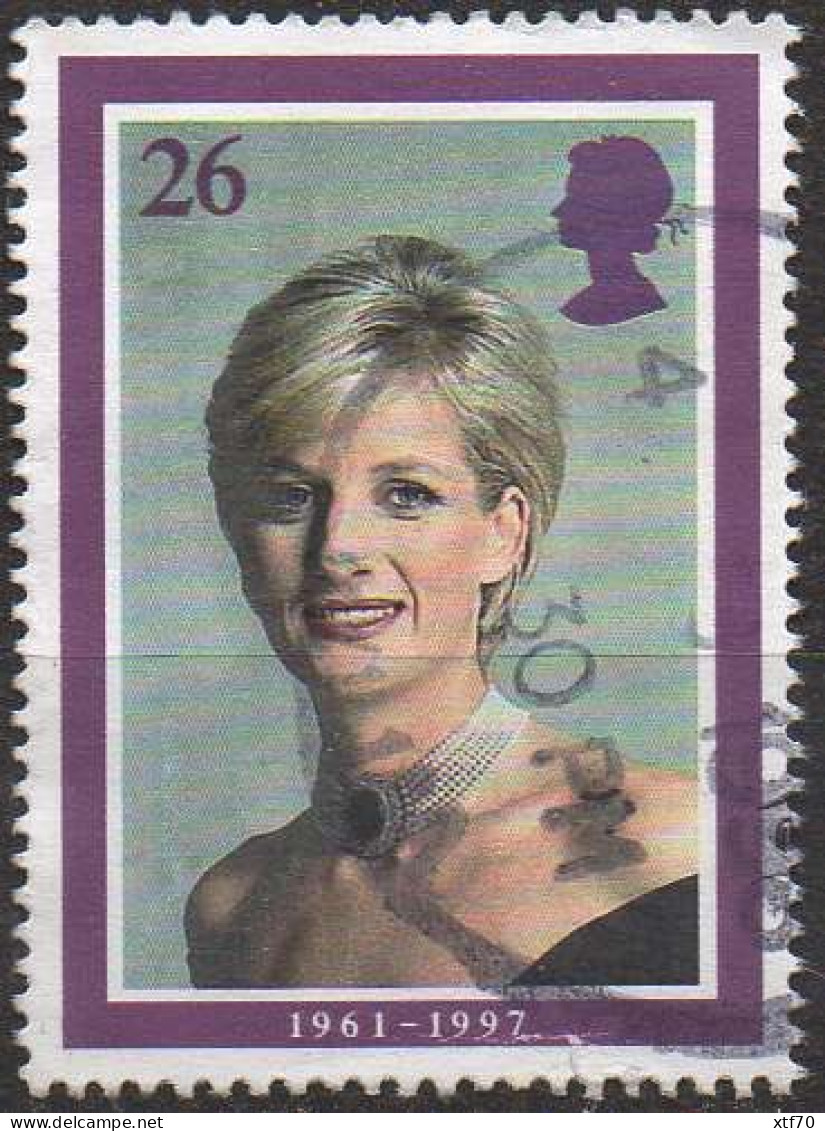 GREAT BRITAIN 1998 Princess Of Wales Commemoration. 26p Diana, Princess Of Wales - Oblitérés