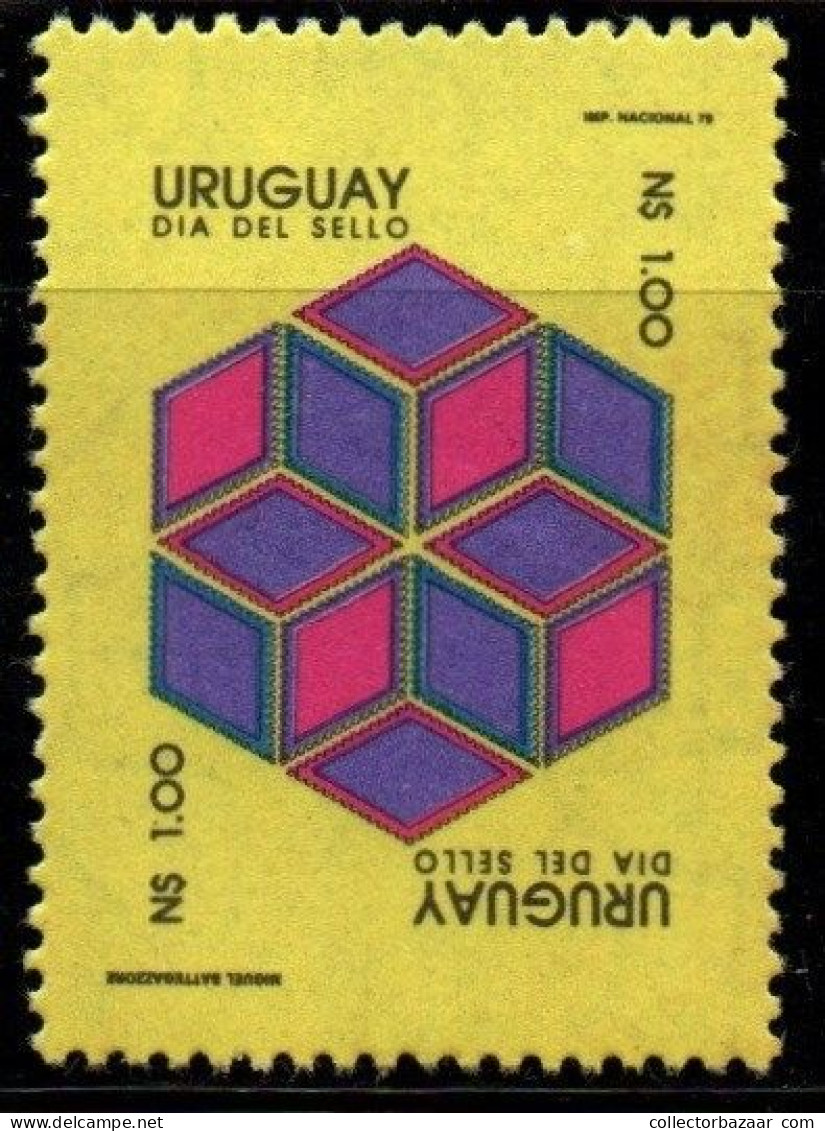 1980 Uruguay Stamp Day  #1061  ** MNH - Uruguay