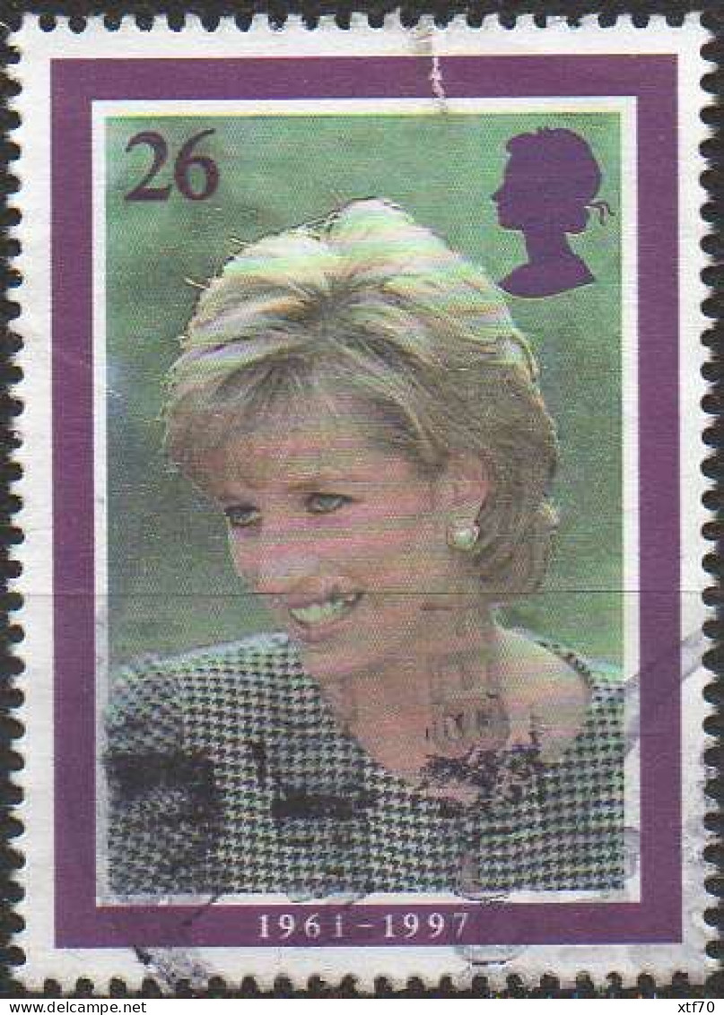 GREAT BRITAIN 1998 Princess Of Wales Commemoration. 26p Visit To Birmingham, 1995 - Used Stamps