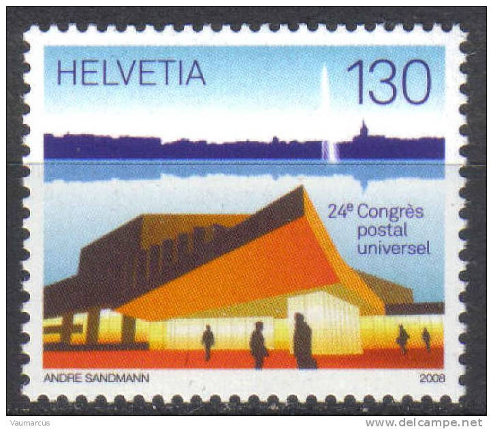 2008 Zu 1278 / Mi 2067 / YT 1993 Congrès UPU ** / MNH - Nuevos