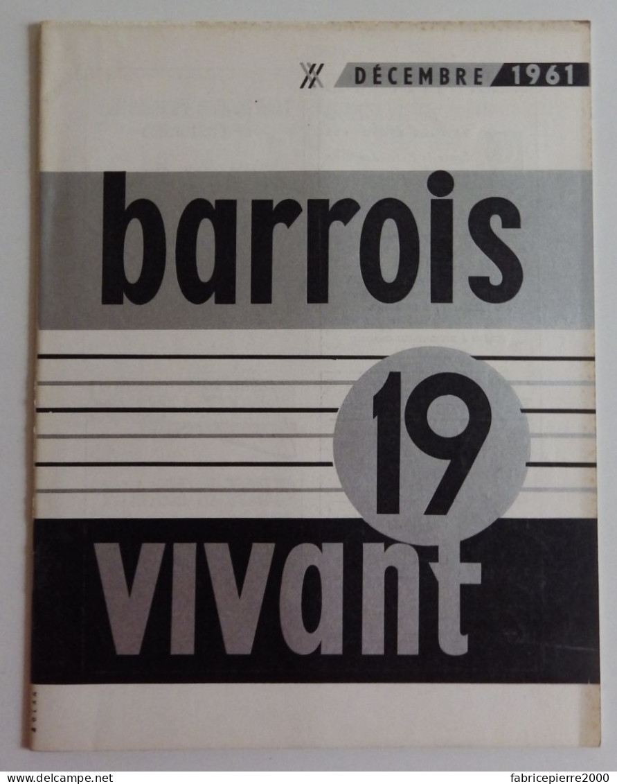 BARROIS VIVANT N°19 1961 EXCELLENT ETAT Bar-le-Duc Meuse - Lorraine - Vosges