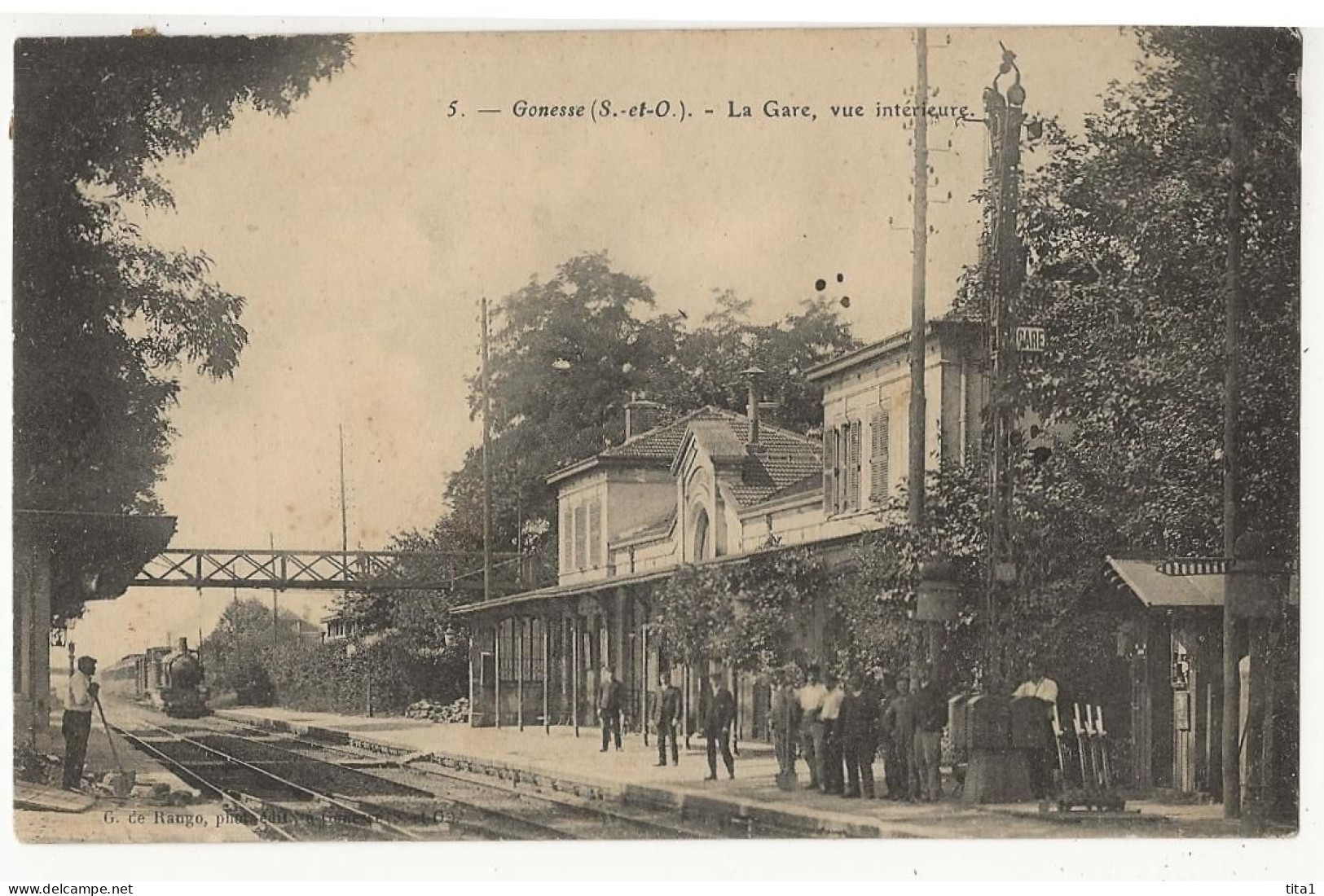 95-6 - Gonesse - La Gare, Vue Intérieure (N°5) - Gonesse