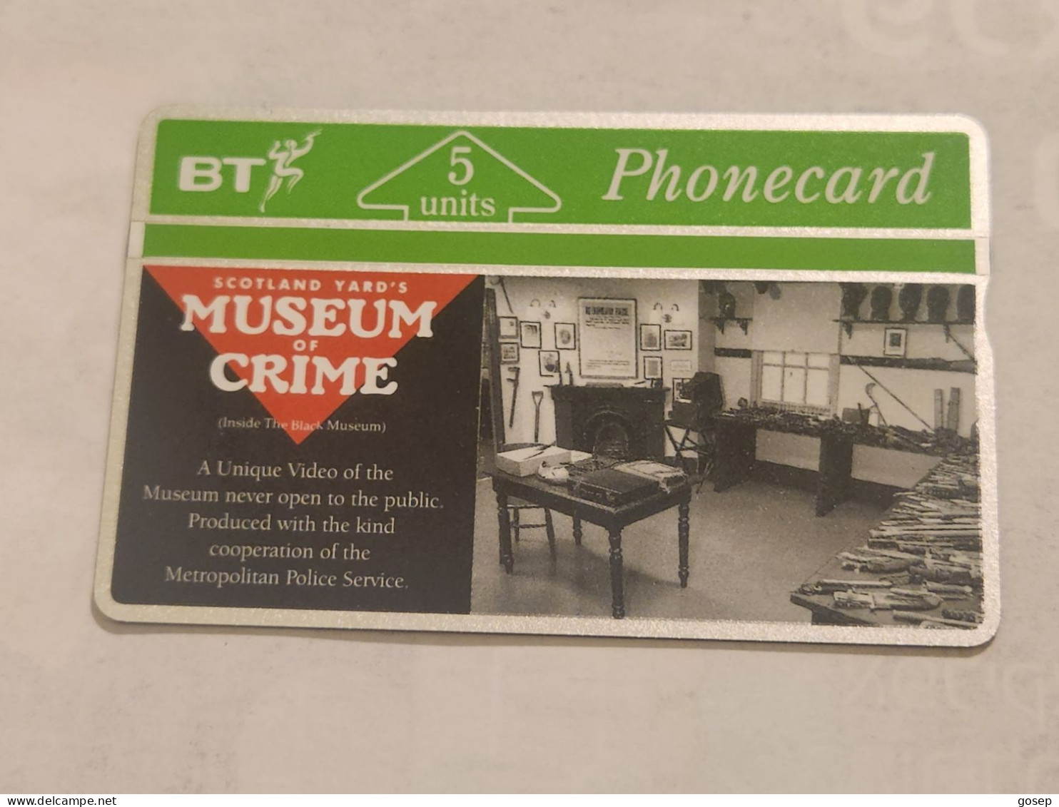 United Kingdom-(BTG-017)-Museum Of Crime-(23)(5units)(152F28226)(tirage-532)(price Cataloge-15.00£-mint) - BT Edición General