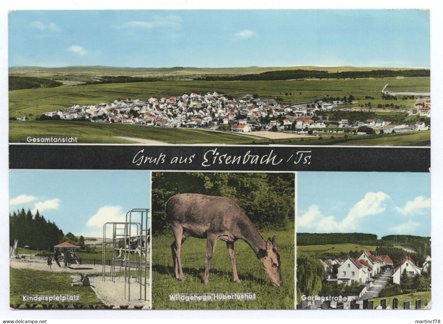 6251 Eisenbach Taunus Gruß Aus Gde. Selters Limburg-Weilburg 1967 Gesamtansicht - Limburg