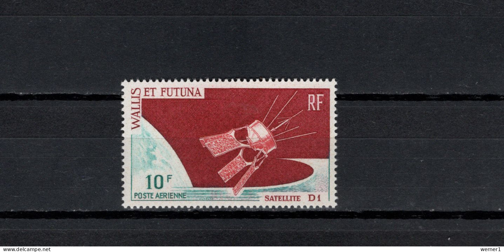 Wallis & Futuna 1966 Space, D1 Satellite Stamp MNH - Ozeanien