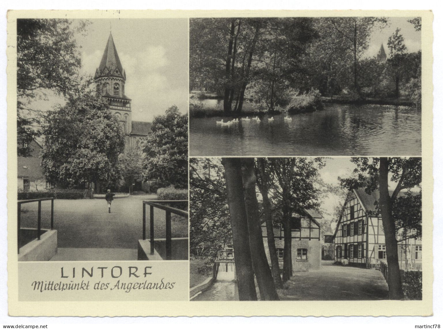 4032 Lintorf Mittelpunkt Des Angerlandes Gel. 1957 Ratingen Düsseldorf - Ratingen