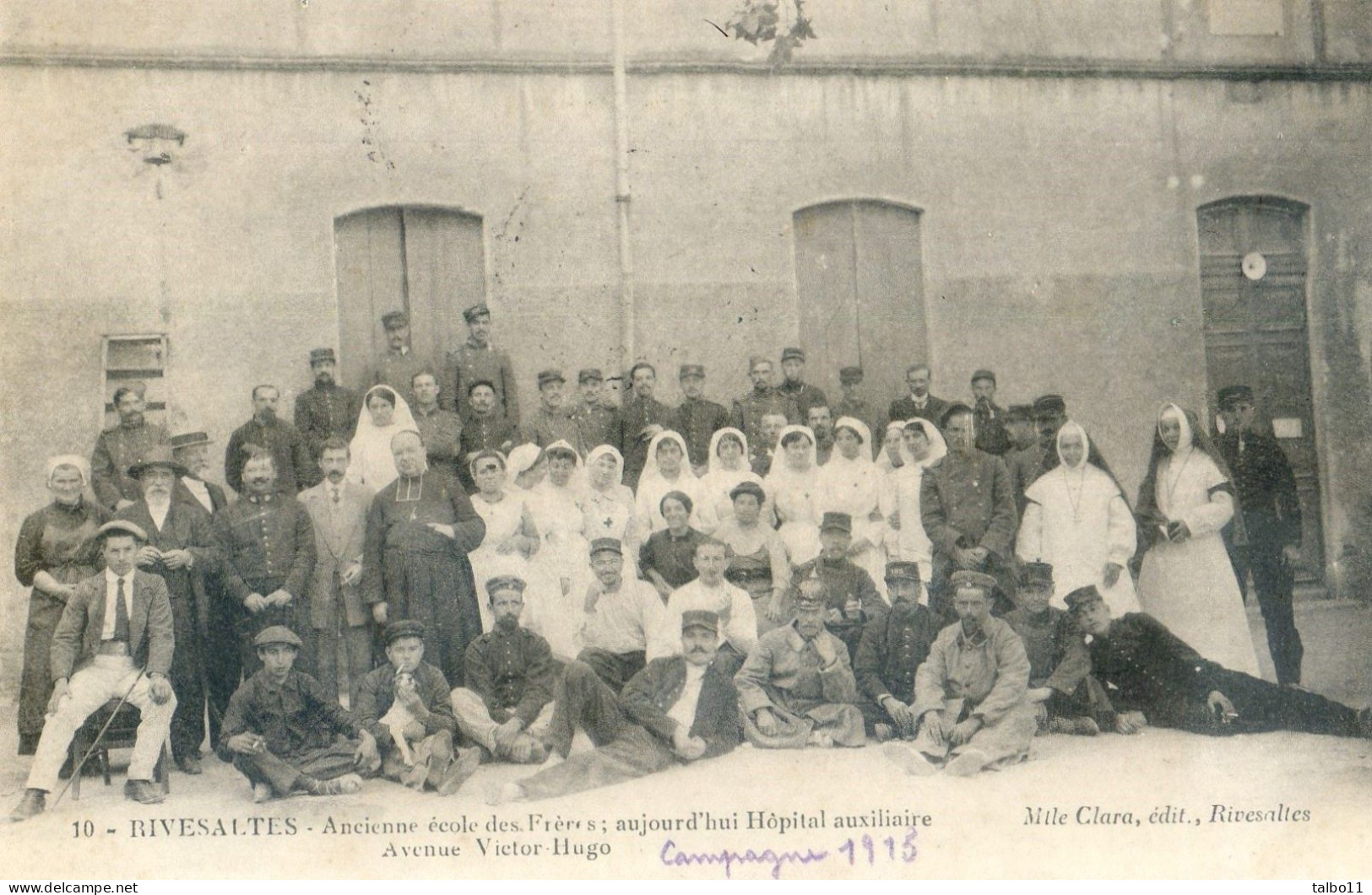 66 - Rivesaltes - Ancienne école Des Frères - Aujourd'hui Hôpital Auxiliaire - Avenue Victor Hugo - Rivesaltes