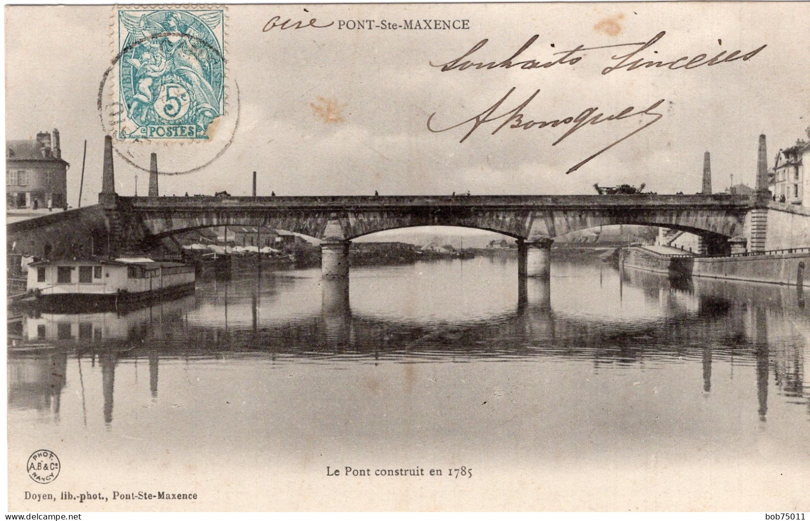 PONT-STE-MAXENCE , Le Pont Construit En 1785 - Pont Sainte Maxence