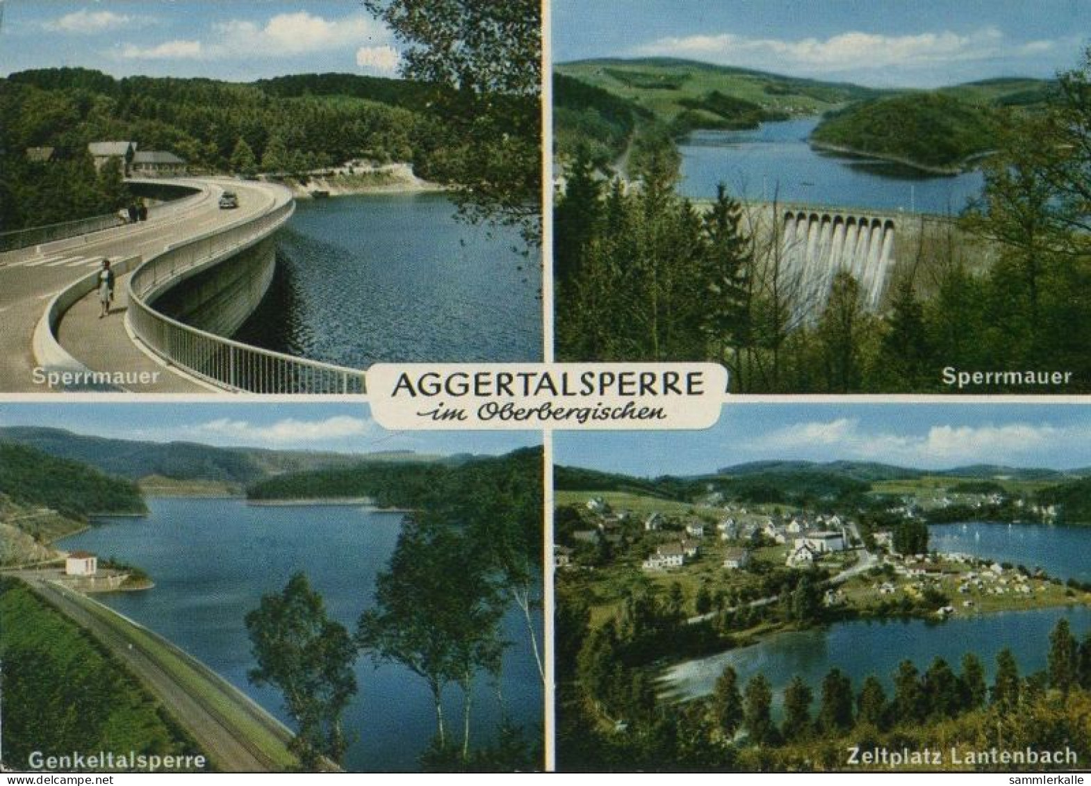 34845 - Aggertalsperre - U.a. Sperrmauer - Ca. 1980 - Bergneustadt