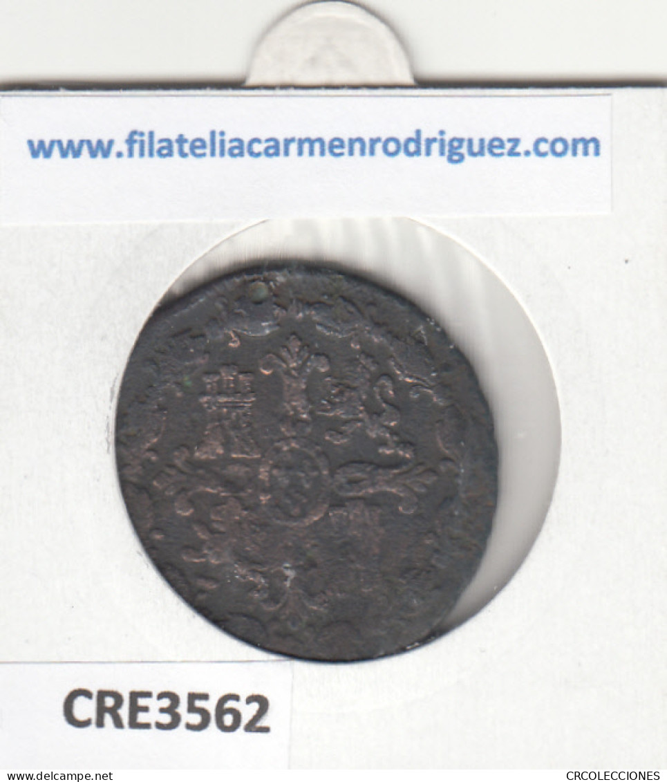 CRE3562 MONEDA ESPAÑA CARLOS III 8 MARAVEDIS SEGOVIA 1786 - Altri & Non Classificati