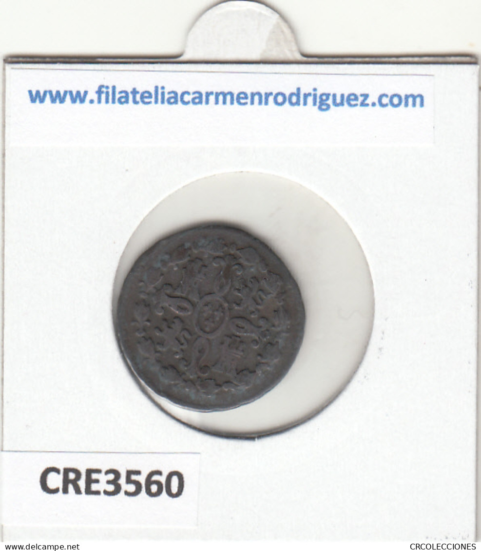 CRE3560 MONEDA ESPAÑA CARLOS III 2 MARAVEDIS SEGOVIA 1787 - Andere & Zonder Classificatie