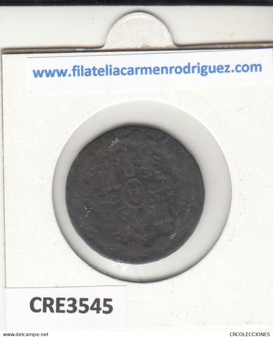 CRE3545 MONEDA ESPAÑA CARLOS IV 4 MARAVEDIS SEGOVIA 1753 - Autres & Non Classés