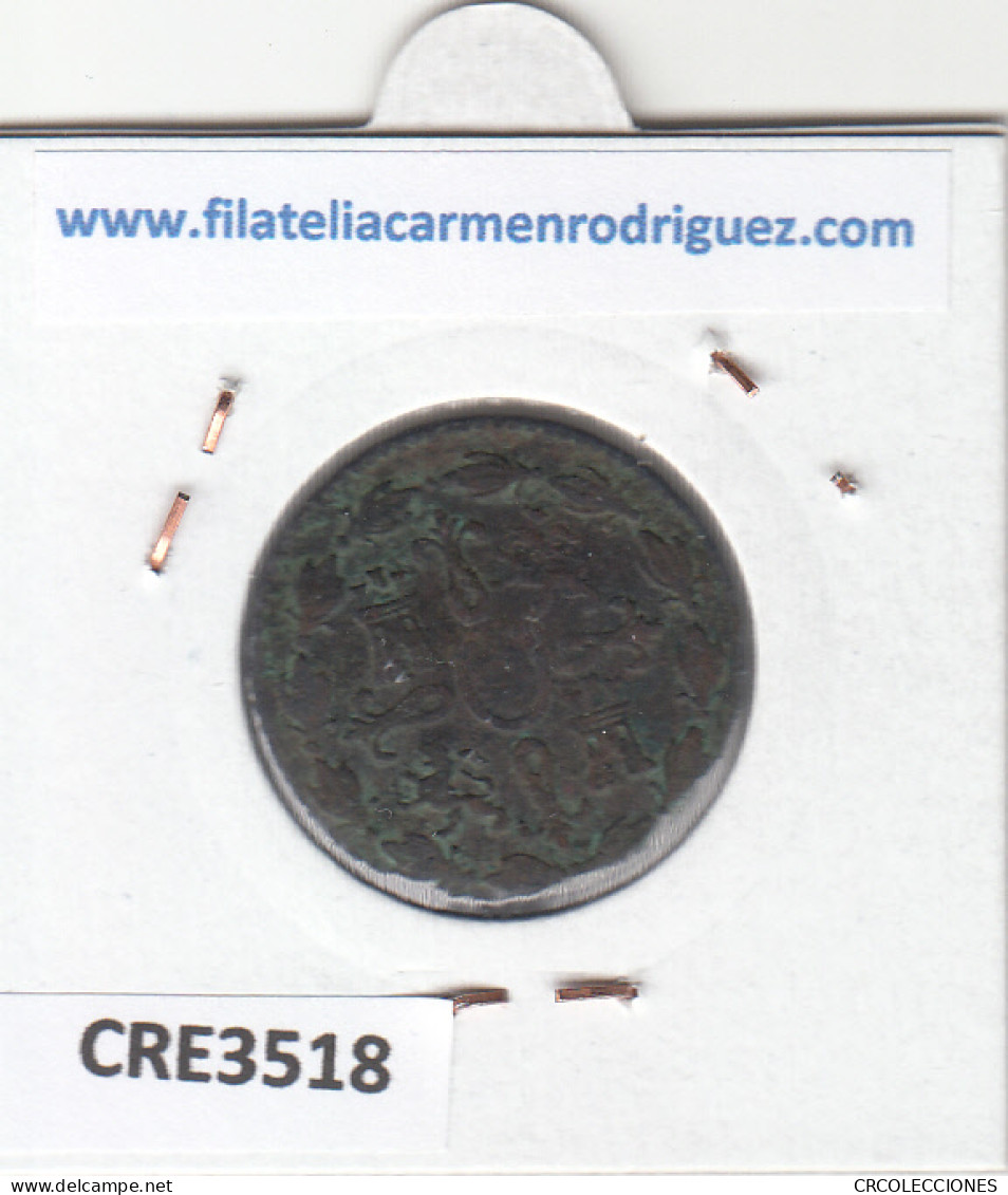 CRE3518 MONEDA ESPAÑA FERNANDO VII 4 MARAVEDIS SEGOVIA 1833 - Altri & Non Classificati