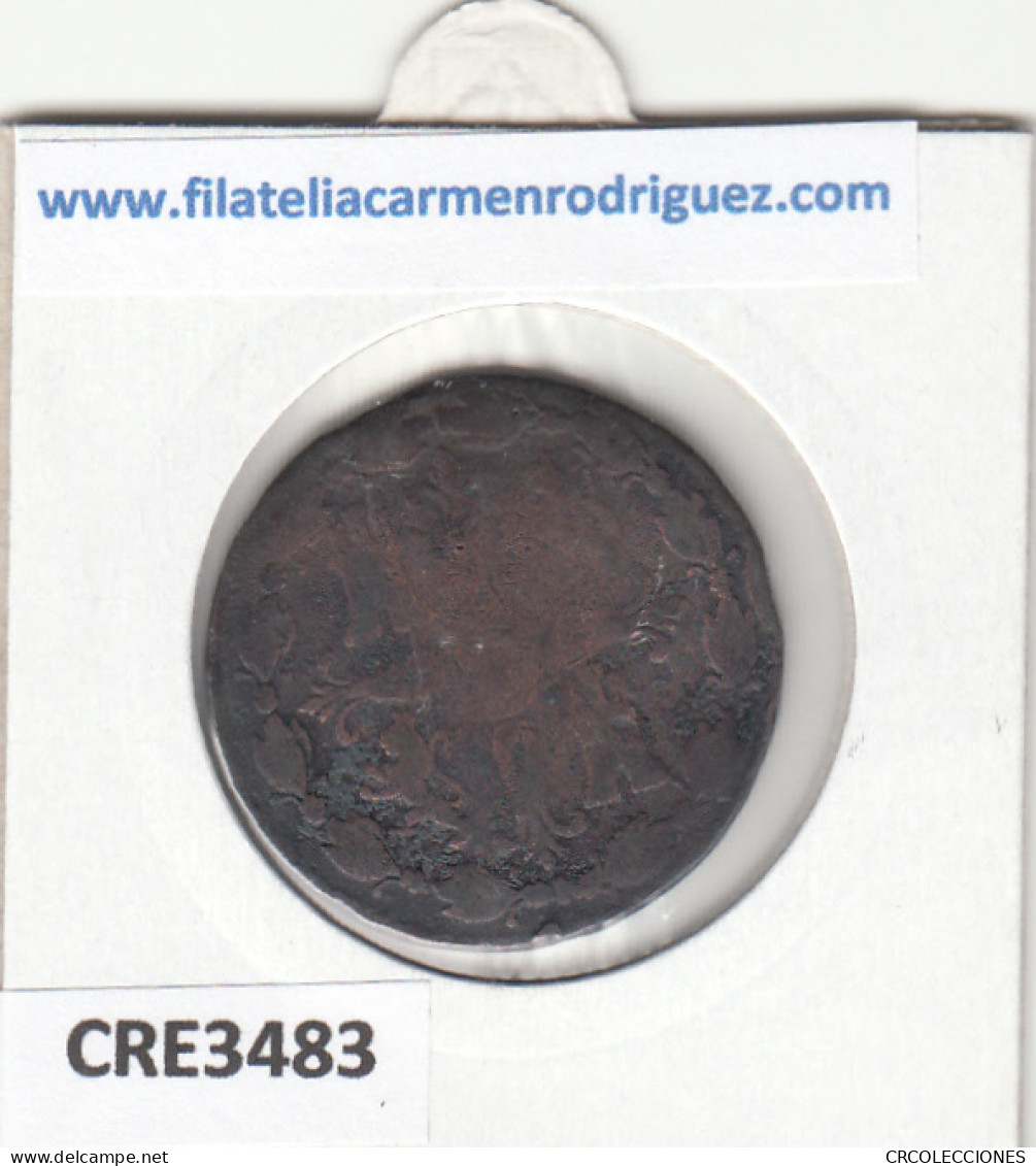 CRE3483 MONEDA ESPAÑA FERNANDO VII 8 MARAVEDIS JUBIA 1823 - Andere & Zonder Classificatie