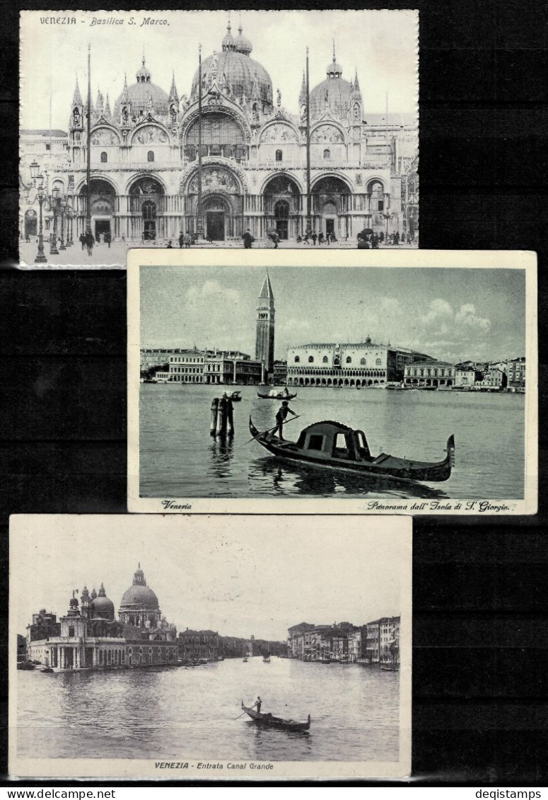 Italy / Venice 1910/30  Postcards - Verzamelingen & Kavels