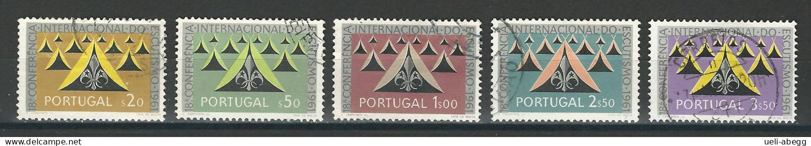 Portugal Mi 917-21 O - Gebruikt