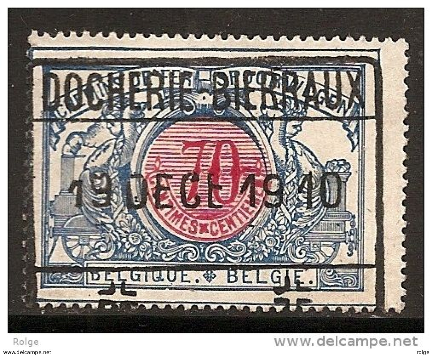 D042    DOCHERIE-BIERRAUX        Ocb TR 15 EN 38 - Used