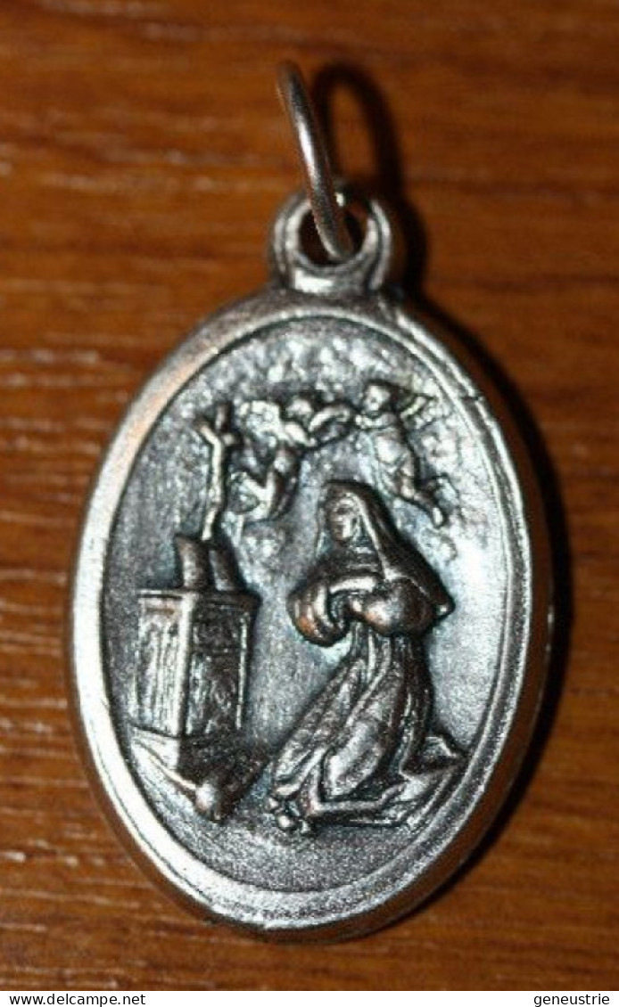 Pendentif Médaille Religieuse  "Sainte Rita" Métal - Religious Pendant - Religión & Esoterismo