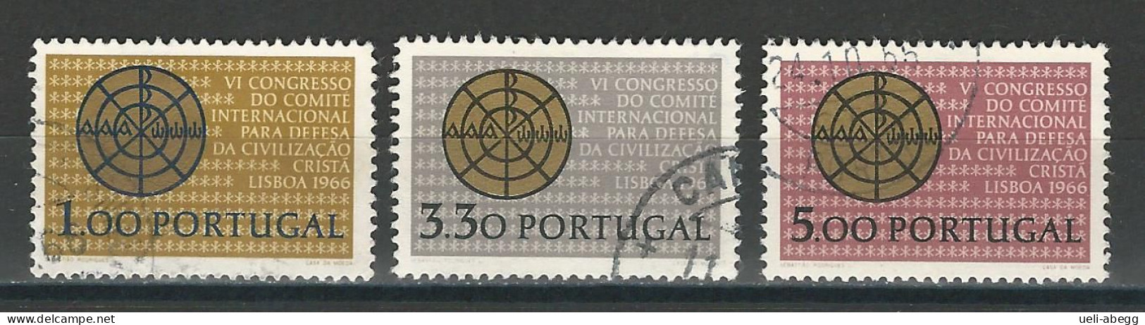 Portugal Mi 1000-02 O - Usati