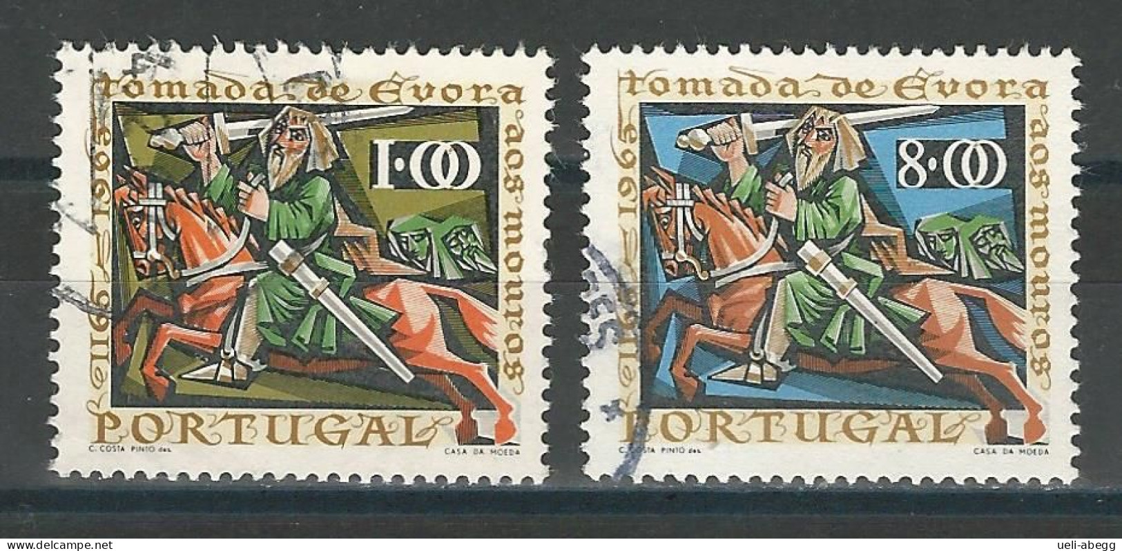 Portugal Mi 1006-07 O - Usati