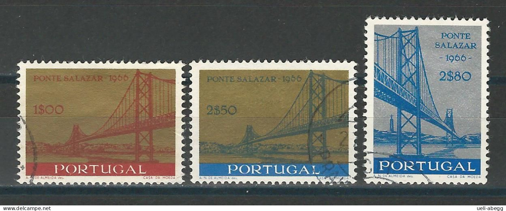 Portugal Mi 1008-10 O - Usati