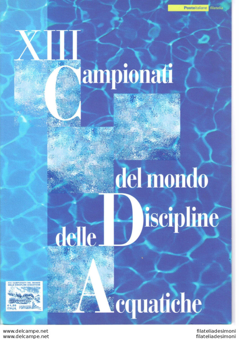 2009 Italia - Repubblica , Folder  N. 203 - XIII Campioni Del Mondo Discipline A - Paquetes De Presentación