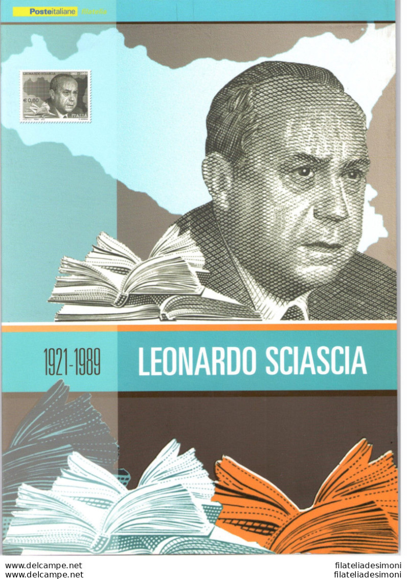 2010 Italia - Repubblica , Folder - Leonardo Sciascia FOLDER N° 242 MNH** - Paquetes De Presentación