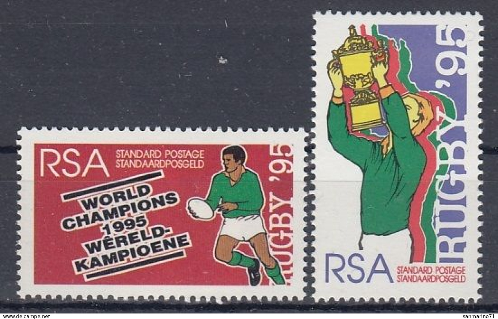 SOUTH AFRICA 960-961,unused - Rugby