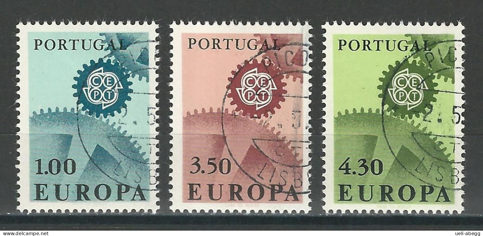 Portugal Mi 1026-28 O - Gebruikt