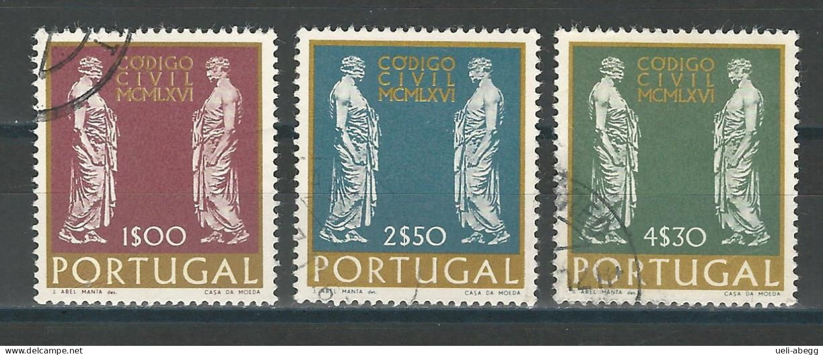 Portugal Mi 1033-35 O - Usati