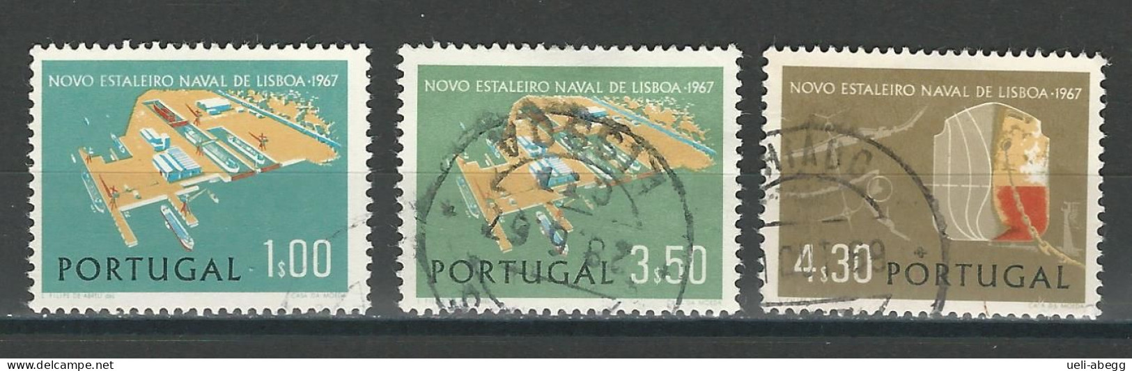 Portugal Mi 1036, 1038, 1039 O - Used Stamps