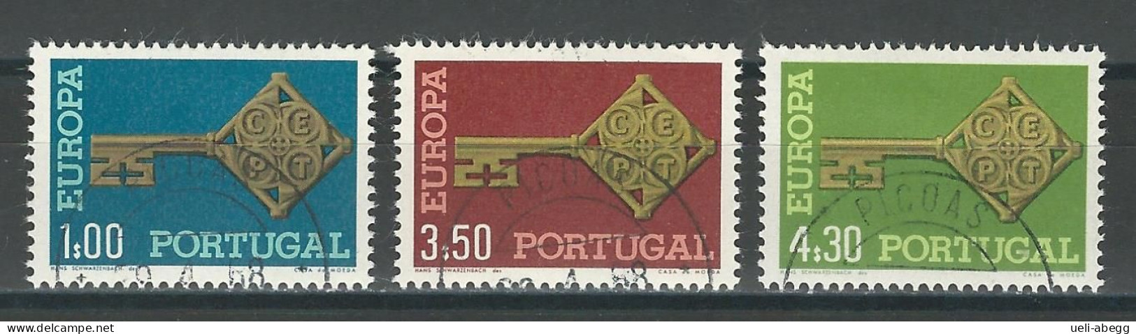 Portugal Mi 1051-53 O - Gebruikt