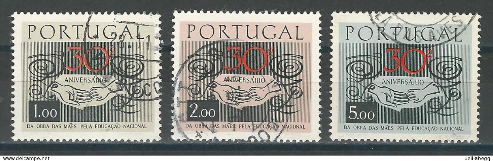 Portugal Mi 1054-56 O - Usado