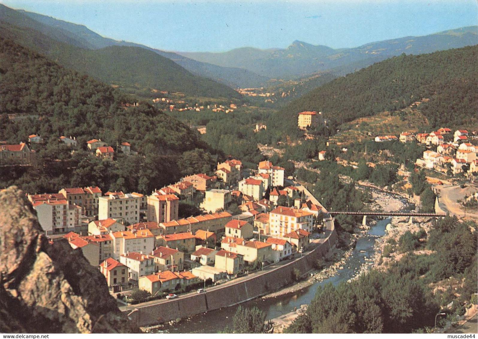 AMELIE LES BAINS - VUE SUR LA VALLEE DU TECH VERS ARLES - Amélie-les-Bains-Palalda