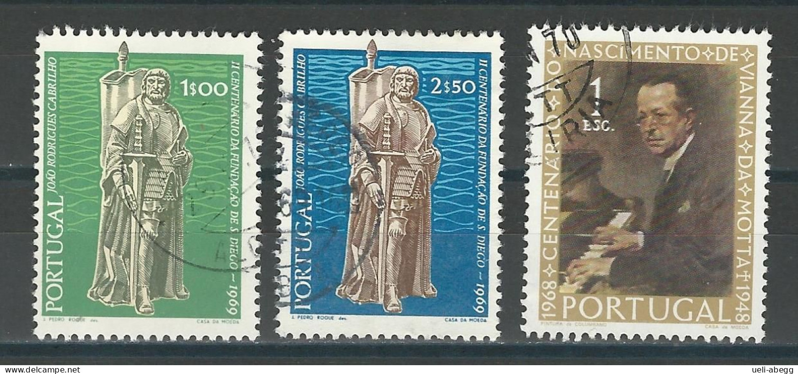 Portugal Mi 1079, 1080, 1082 O - Used Stamps