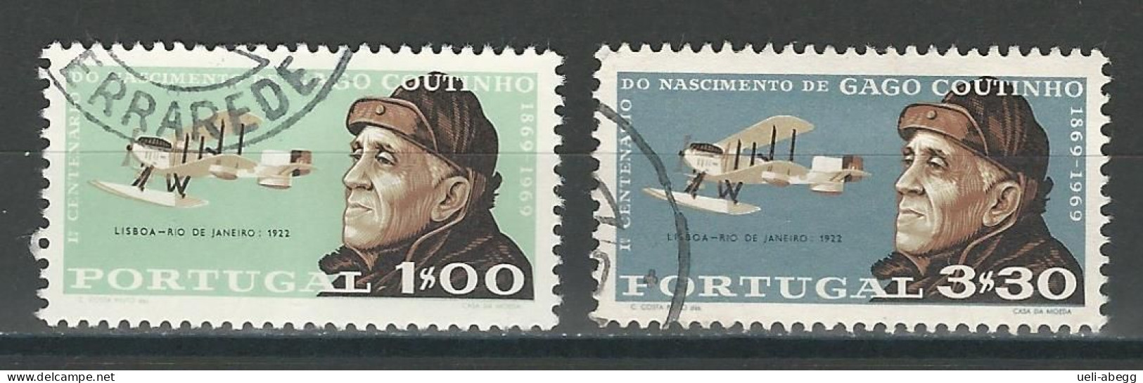 Portugal Mi 1084, 1086 O - Used Stamps