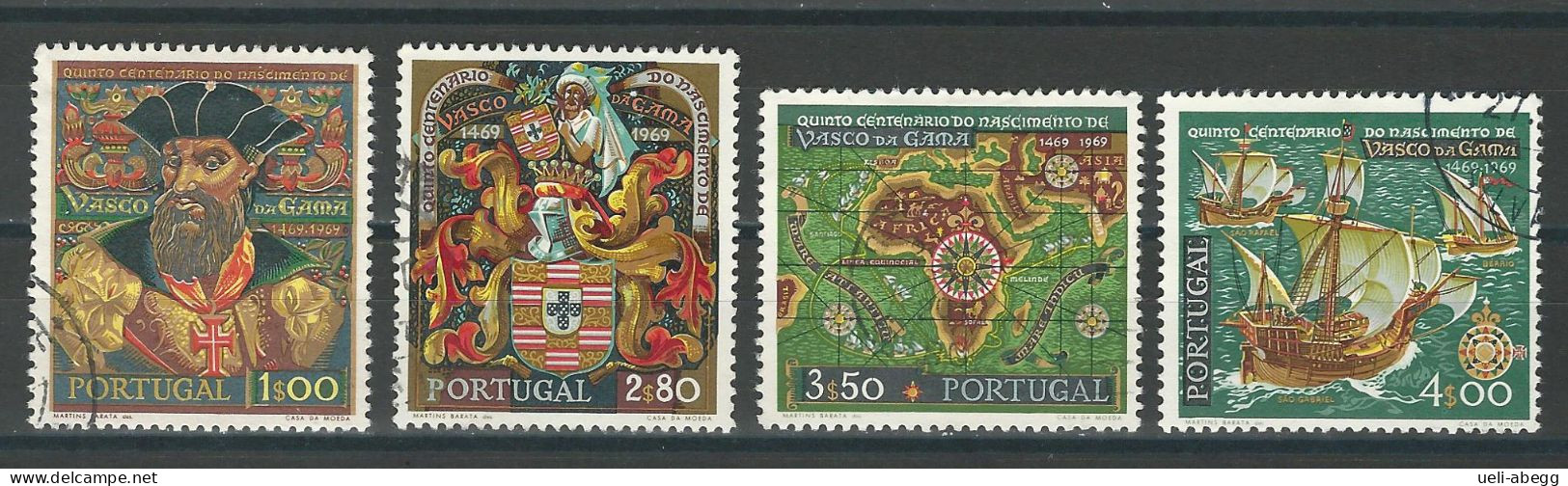 Portugal Mi 1088-91 O - Gebruikt