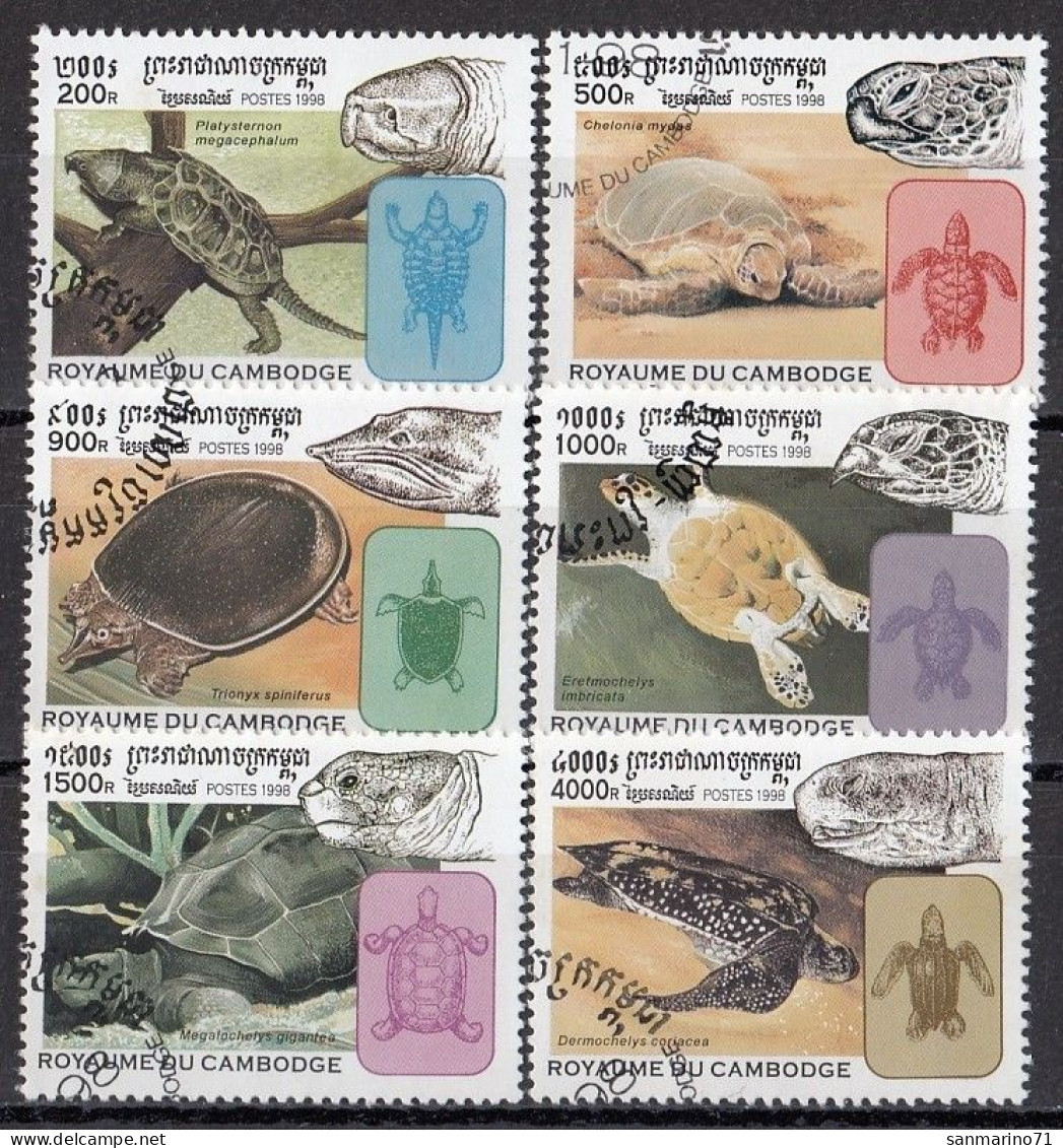 KAMPUCHEA 1868-1873,used,hinged - Turtles