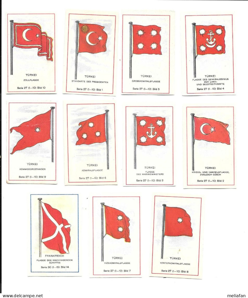 DD73 - VIGNETTES CIGARETTES MASSARY - DRAPEAUX - TURQUIE - Other Brands