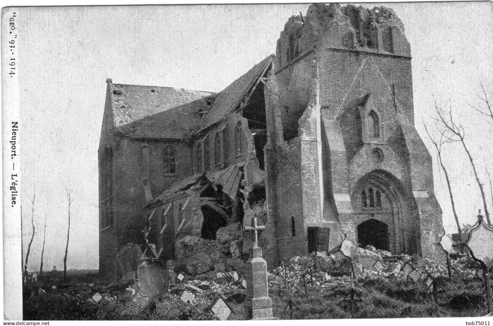 1914 , NIEUPORT , L'Eglise - Nieuwpoort