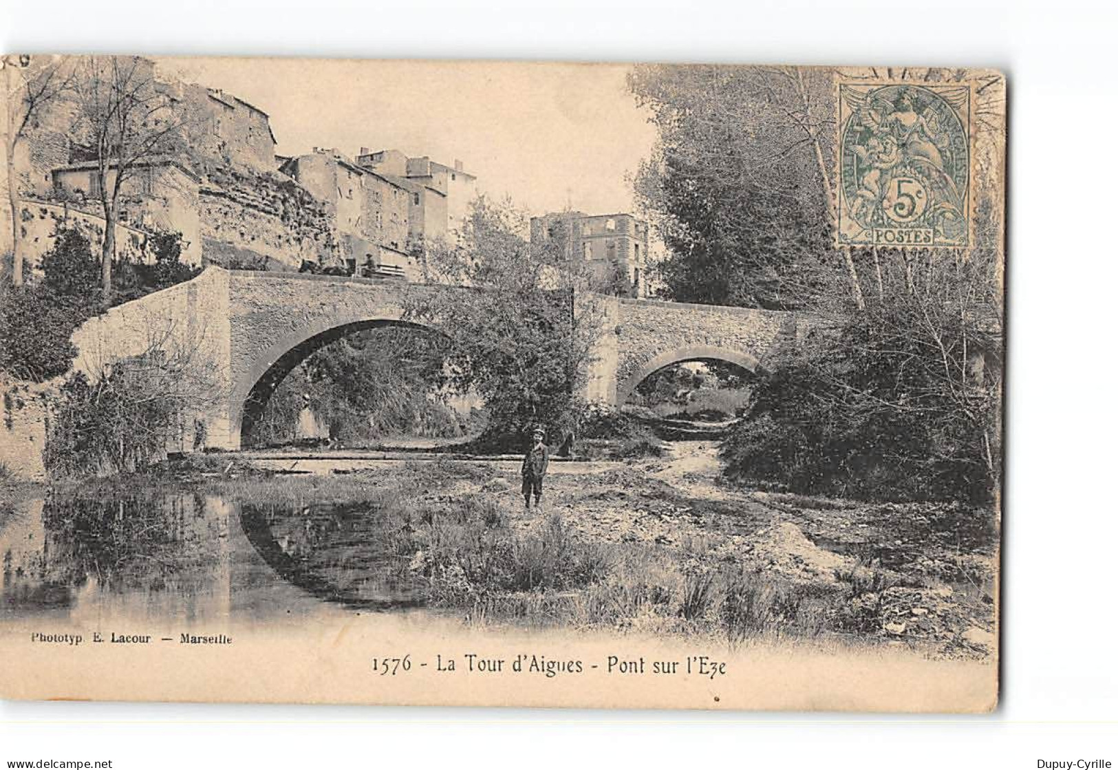 LA TOUR D'AIGUES - Pont Sur L'Eze - état - La Tour D'Aigues