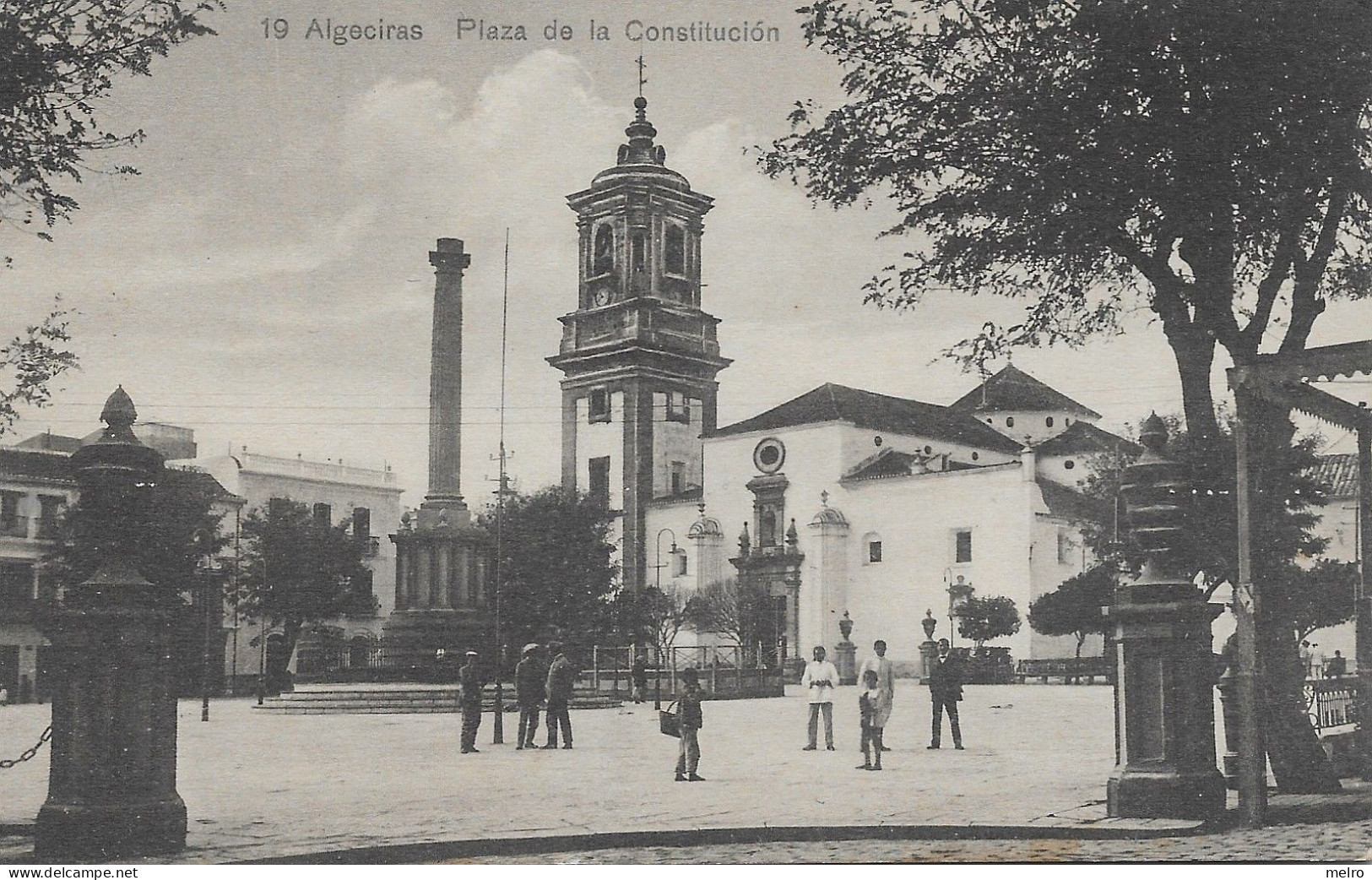 España - Tarjeta Postal - ALGECIRAS - Plaza De La Constitución. - Cádiz