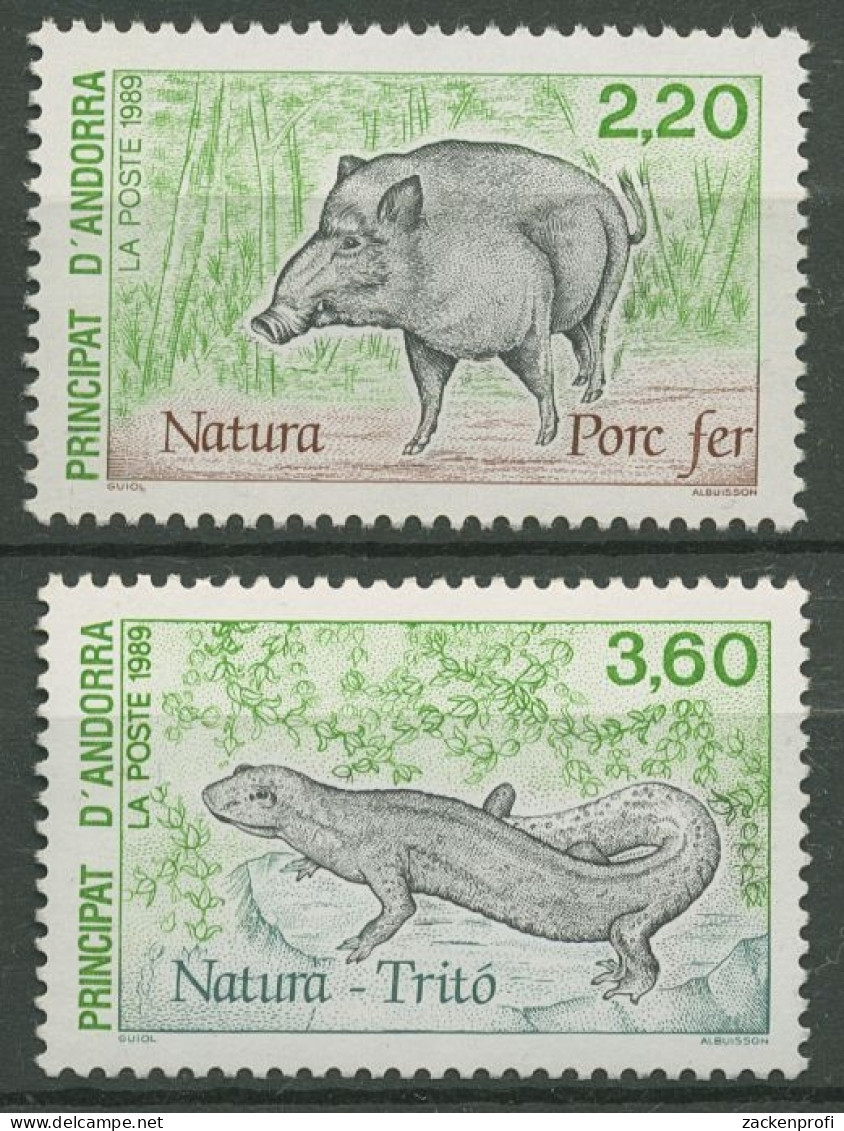 Andorra (frz.) 1989 Naturschutz 403/04 Postfrisch - Nuevos